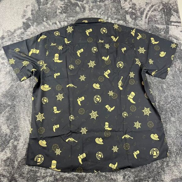 Dixxon Flannel Co 1876 Western Button Up Short Sleeve Black Men's 3XL NWT - Picture 7 of 9